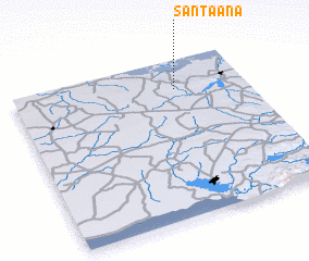 3d view of Santa Ana