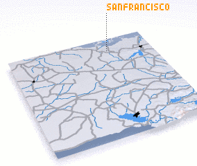 3d view of San Francisco