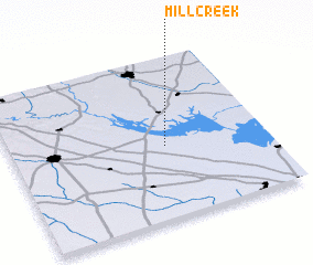 3d view of Mill Creek