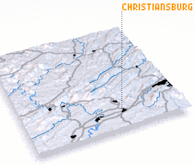 3d view of Christiansburg