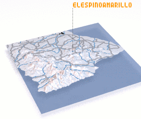 3d view of El Espino Amarillo