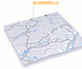 3d view of Alkires Mills