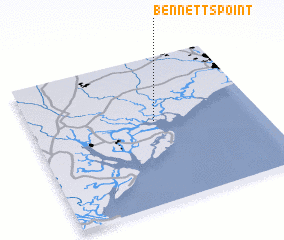 3d view of Bennetts Point