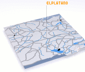 3d view of El Plátano