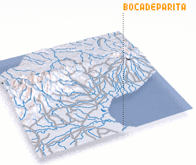 3d view of Boca de Parita