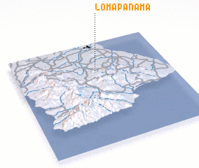 3d view of Loma Panamá