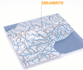 3d view of San Juanito