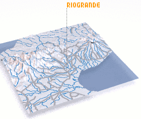 3d view of Río Grande