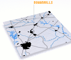 3d view of Rowan Mills