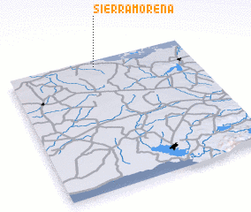 3d view of Sierra Morena