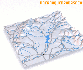 3d view of Bocana Quebrada Seca