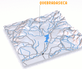 3d view of Quebrada Seca