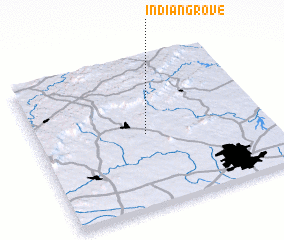 3d view of Indian Grove