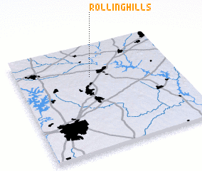 3d view of Rolling Hills