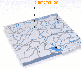 3d view of Punta Felipe