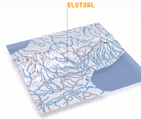 3d view of El Otoal