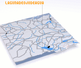 3d view of Laguna de Ojo de Agua