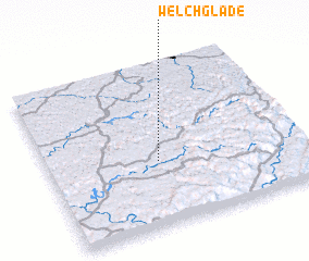 3d view of Welch Glade