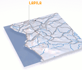 3d view of La Pila