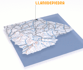 3d view of Llano de Piedra