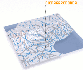 3d view of Ciénaga Redonda