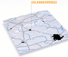 3d view of Sulphur Springs