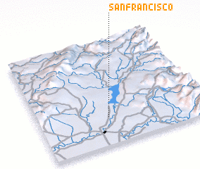 3d view of San Francisco