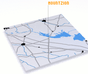 3d view of Mount Zion