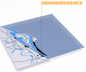 3d view of Indian Harbour Beach