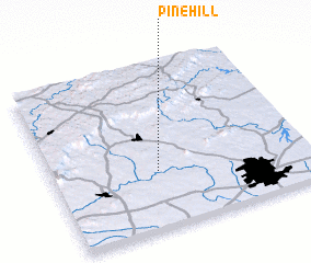 3d view of Pine Hill