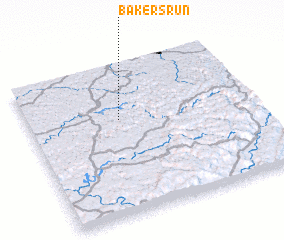 3d view of Bakers Run