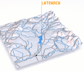 3d view of La Tranca