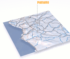 3d view of Páramo
