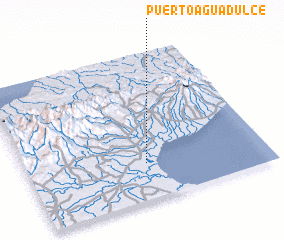 3d view of Puerto Aguadulce