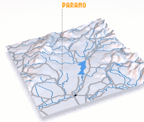 3d view of Páramo