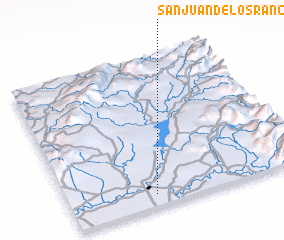 3d view of San Juan de los Ranchos
