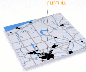 3d view of Flint Hill