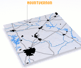 3d view of Mount Vernon