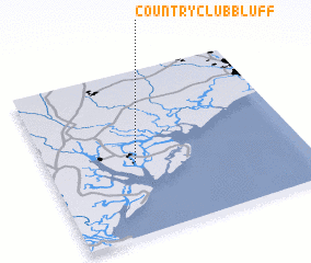 3d view of Country Club Bluff