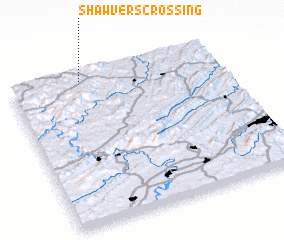 3d view of Shawvers Crossing