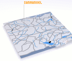 3d view of San Manuel