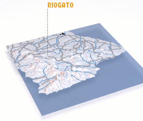 3d view of Río Gato