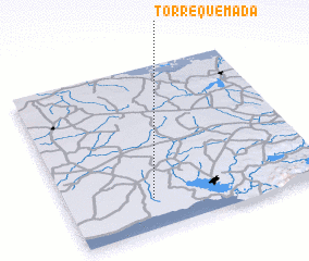 3d view of Torre Quemada