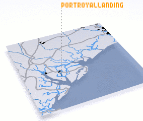 3d view of Port Royal Landing