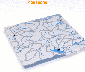 3d view of Santa Ana