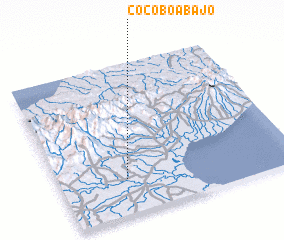 3d view of Cocobó Abajo