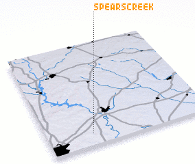 3d view of Spears Creek