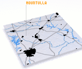 3d view of Mount Ulla