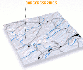 3d view of Bargers Springs