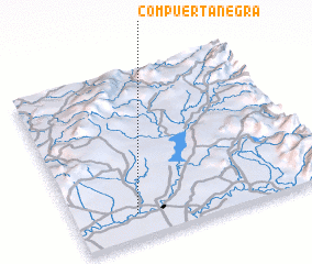 3d view of Compuerta Negra